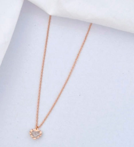 Nidal Jewels | Blush Heartbeat Rose Gold Chain
