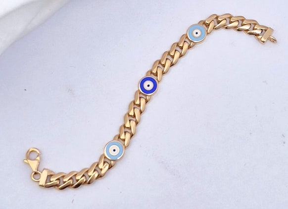 Nidal Jewels | Charm Link Rose Gold Baby Bracelet