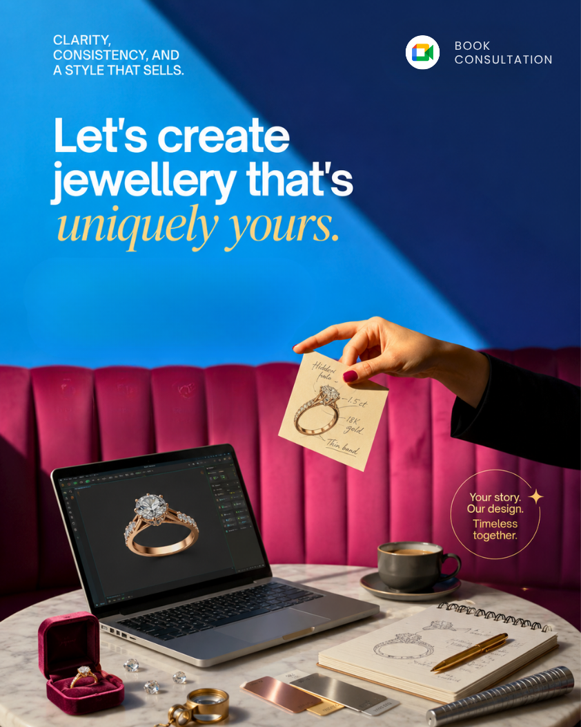 Custom Jewellery Design – Your Vision, Our Craftsmanship