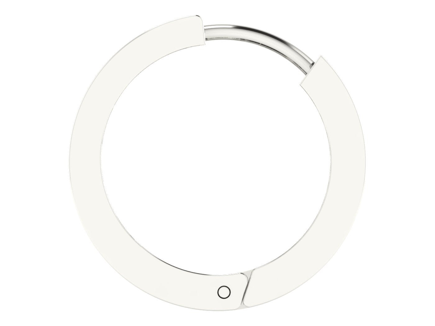 Nidal Jewels | Caged Radiance White Gold Hoops - Nidal Jewels