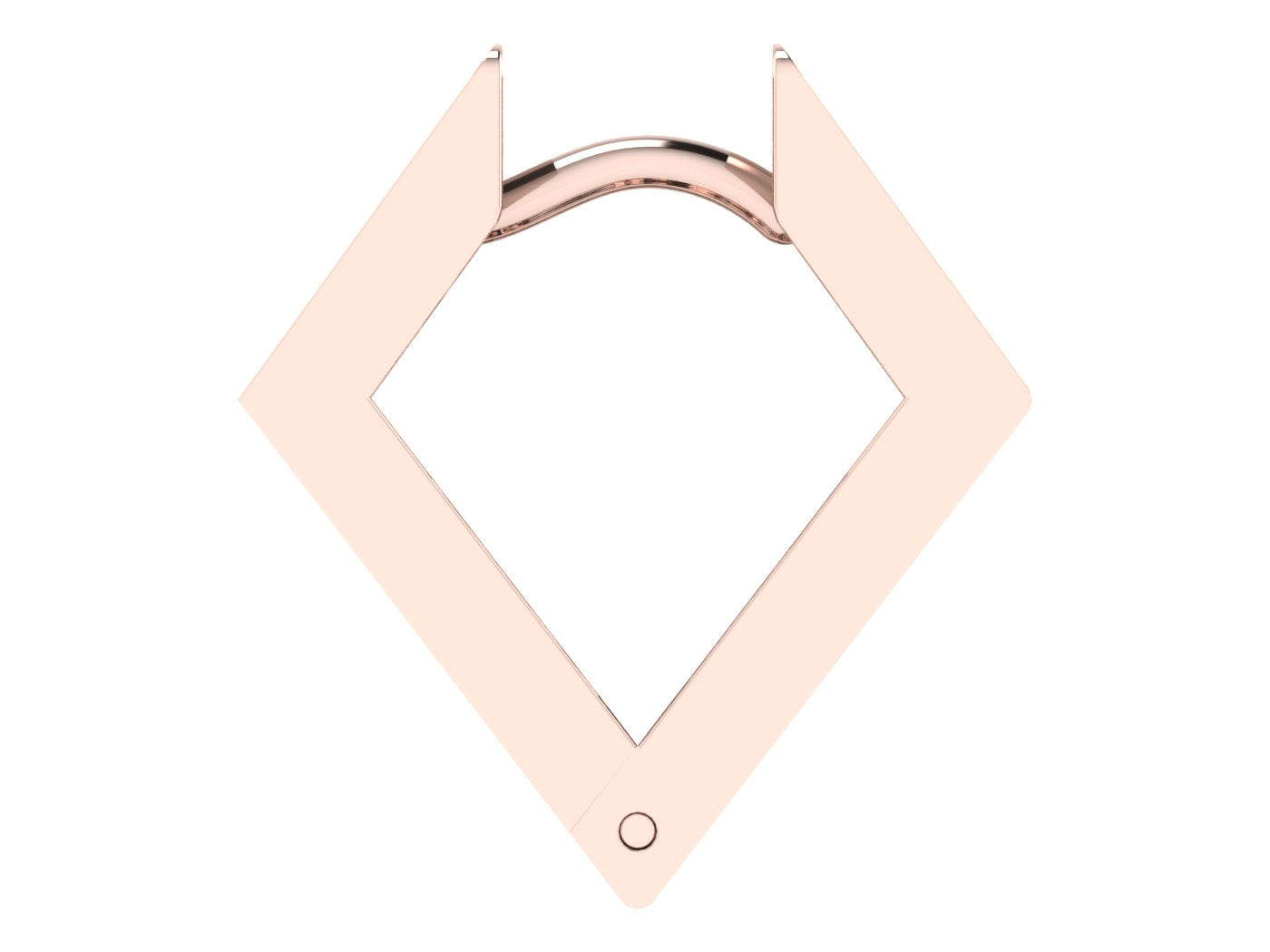 Nidal Jewels | Urban Edge Square Diamond & White Gold Hoops - Nidal Jewels