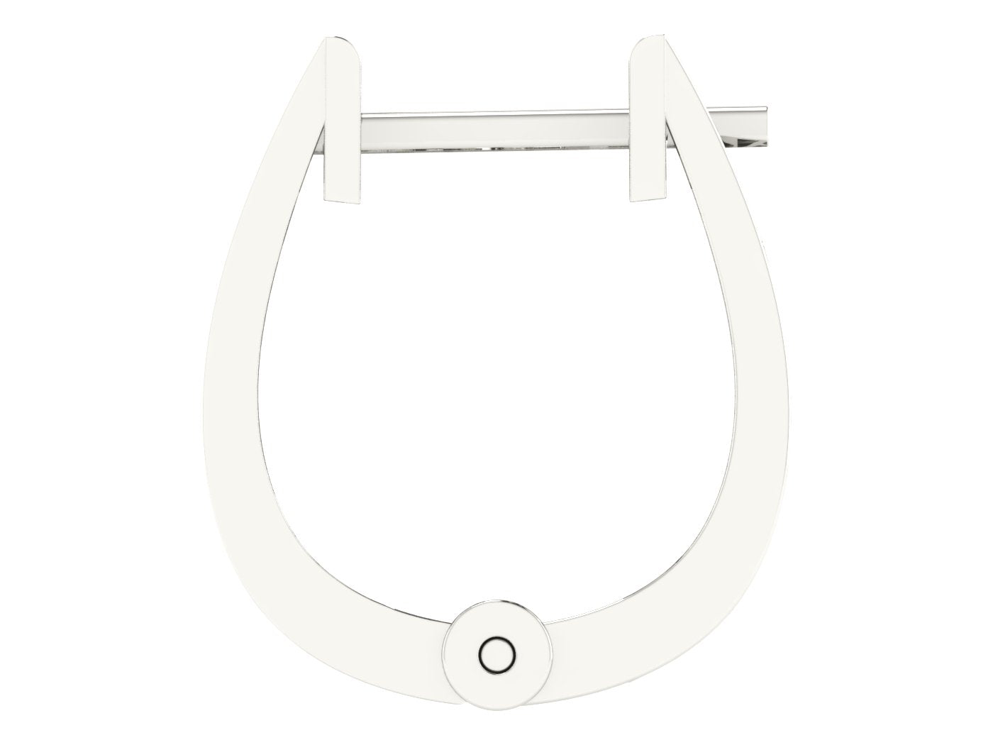 Nidal Jewels | Calysta Diamond Mosaic White Gold Hoops - Nidal Jewels