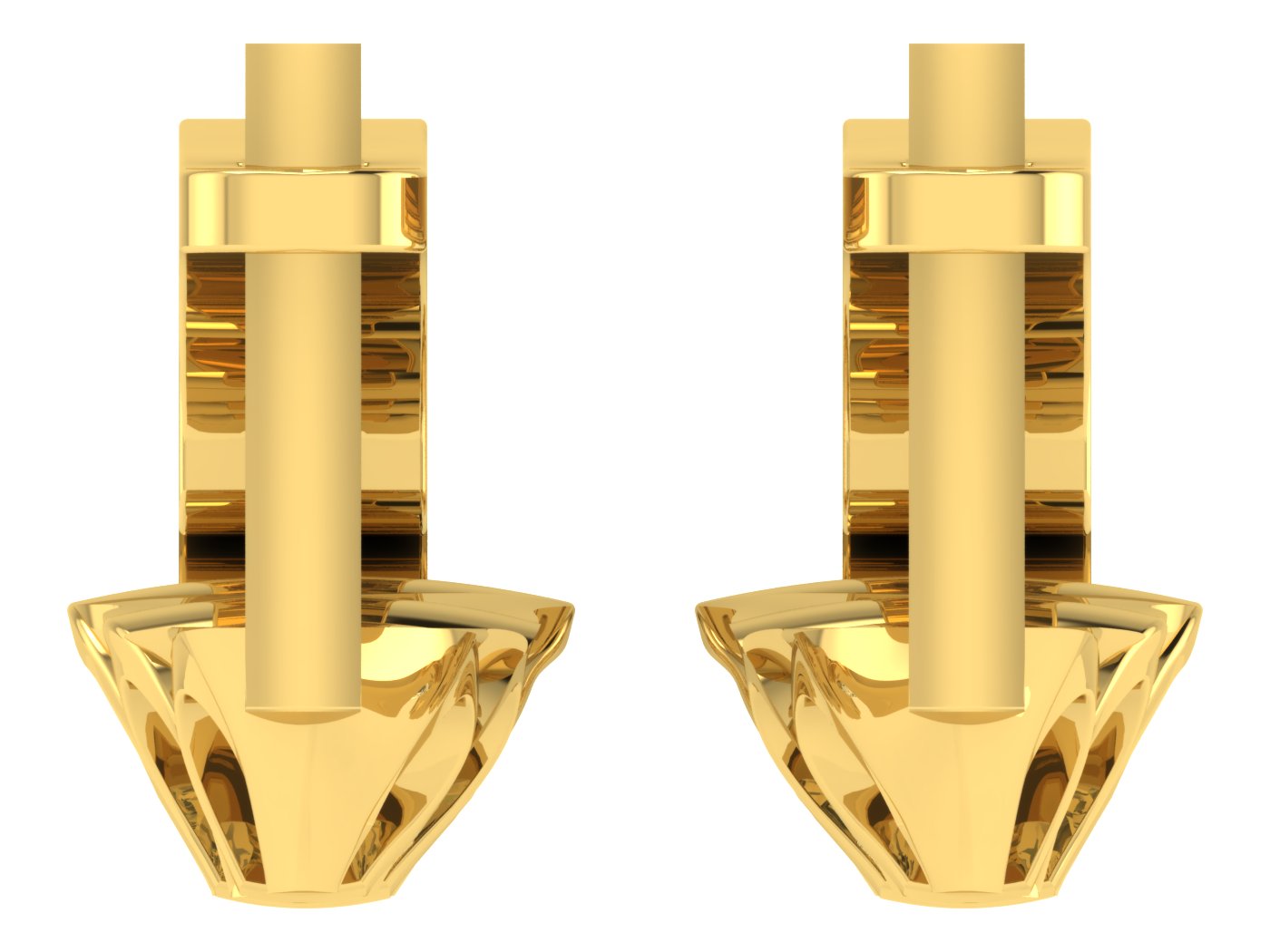 Nidal Jewels | Gold and Diamond Clasp Hoops - Nidal Jewels