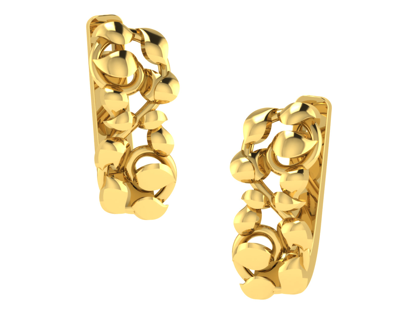Nidal Jewels | Golden Grapes Hoops - Nidal Jewels