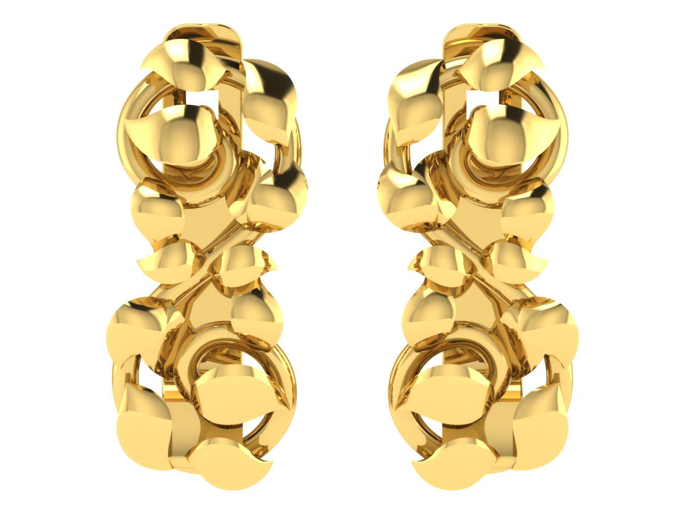 Nidal Jewels | Golden Grapes Hoops - Nidal Jewels