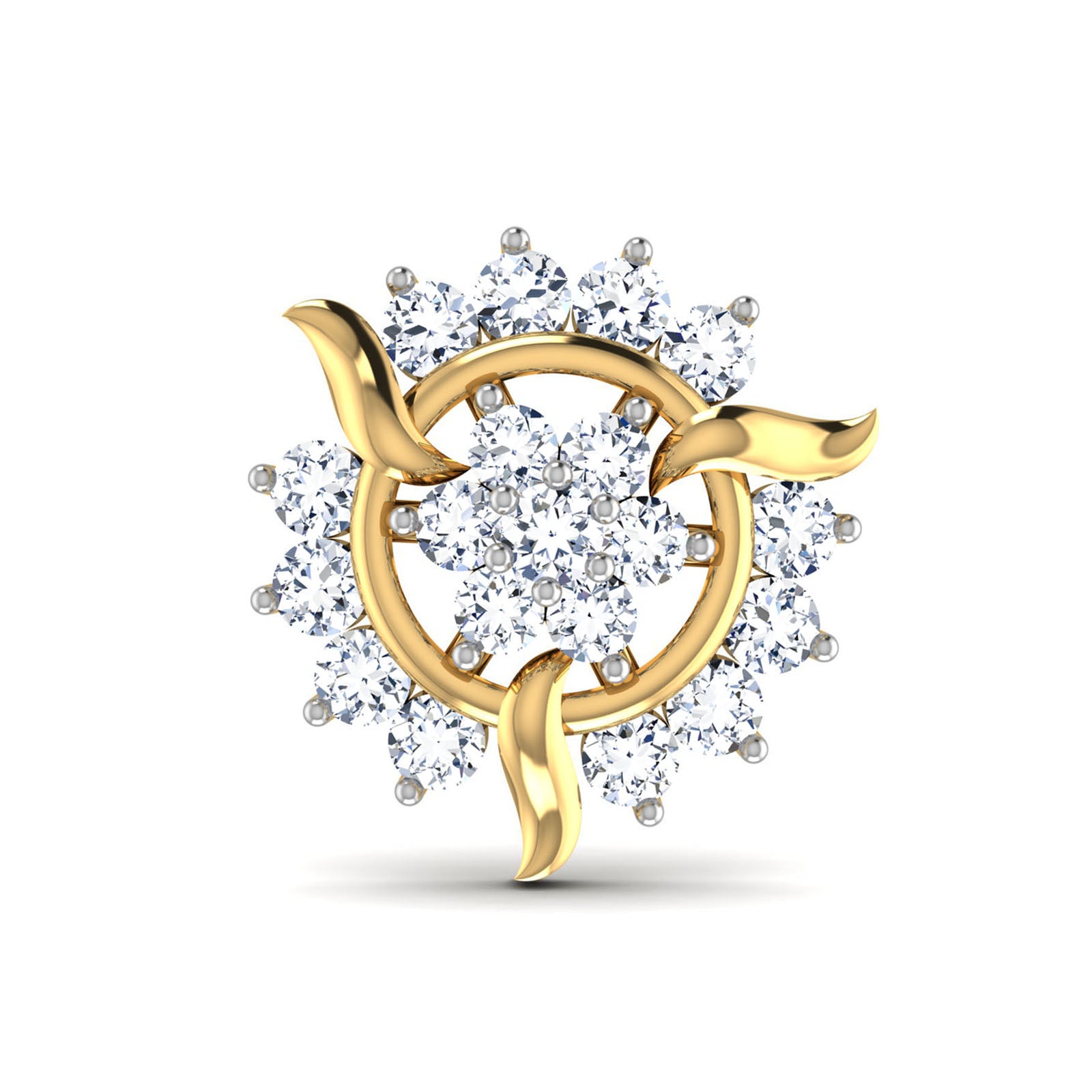 Nidal jewels | Soleil Floral Diamond Studs