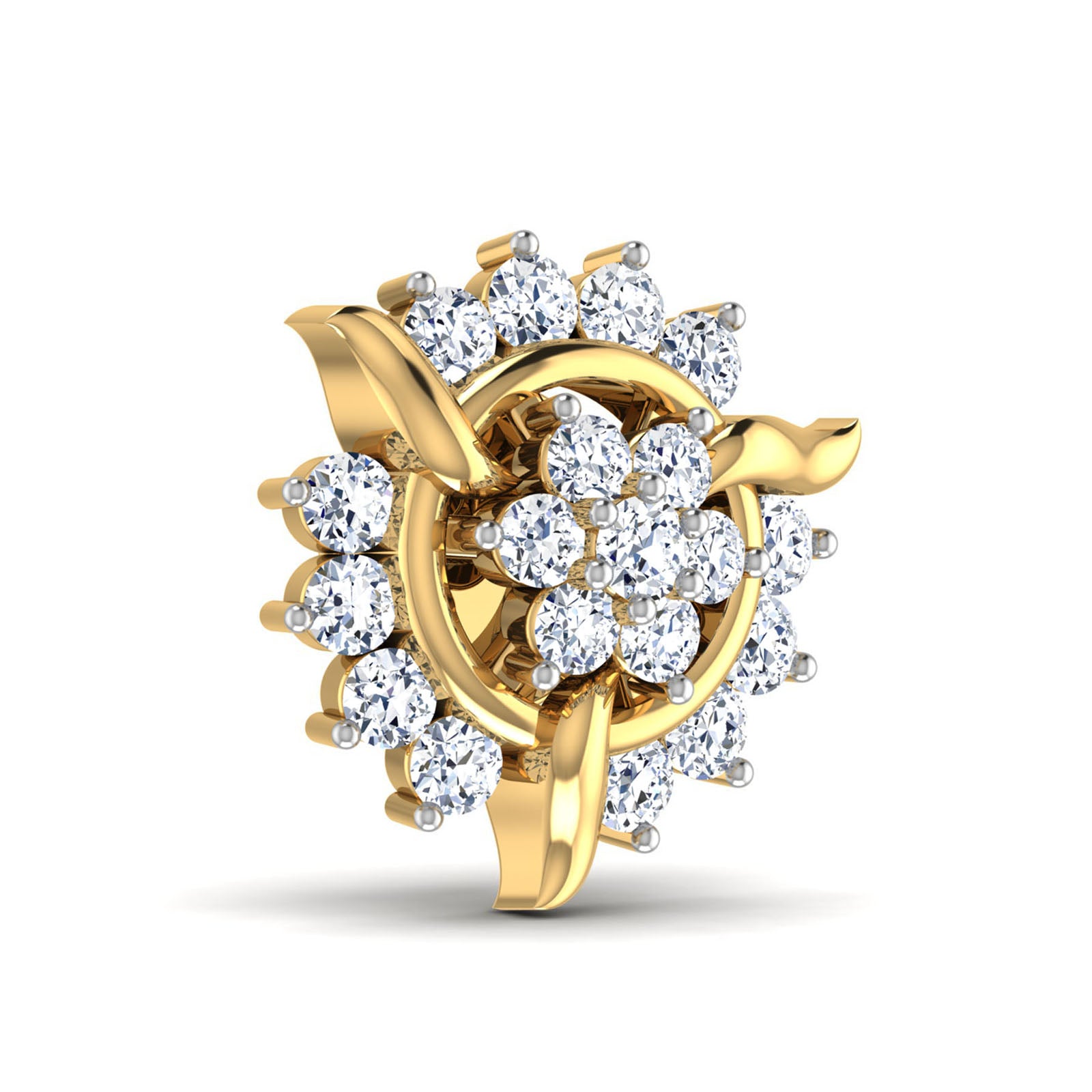 Nidal jewels | Soleil Floral Diamond Studs