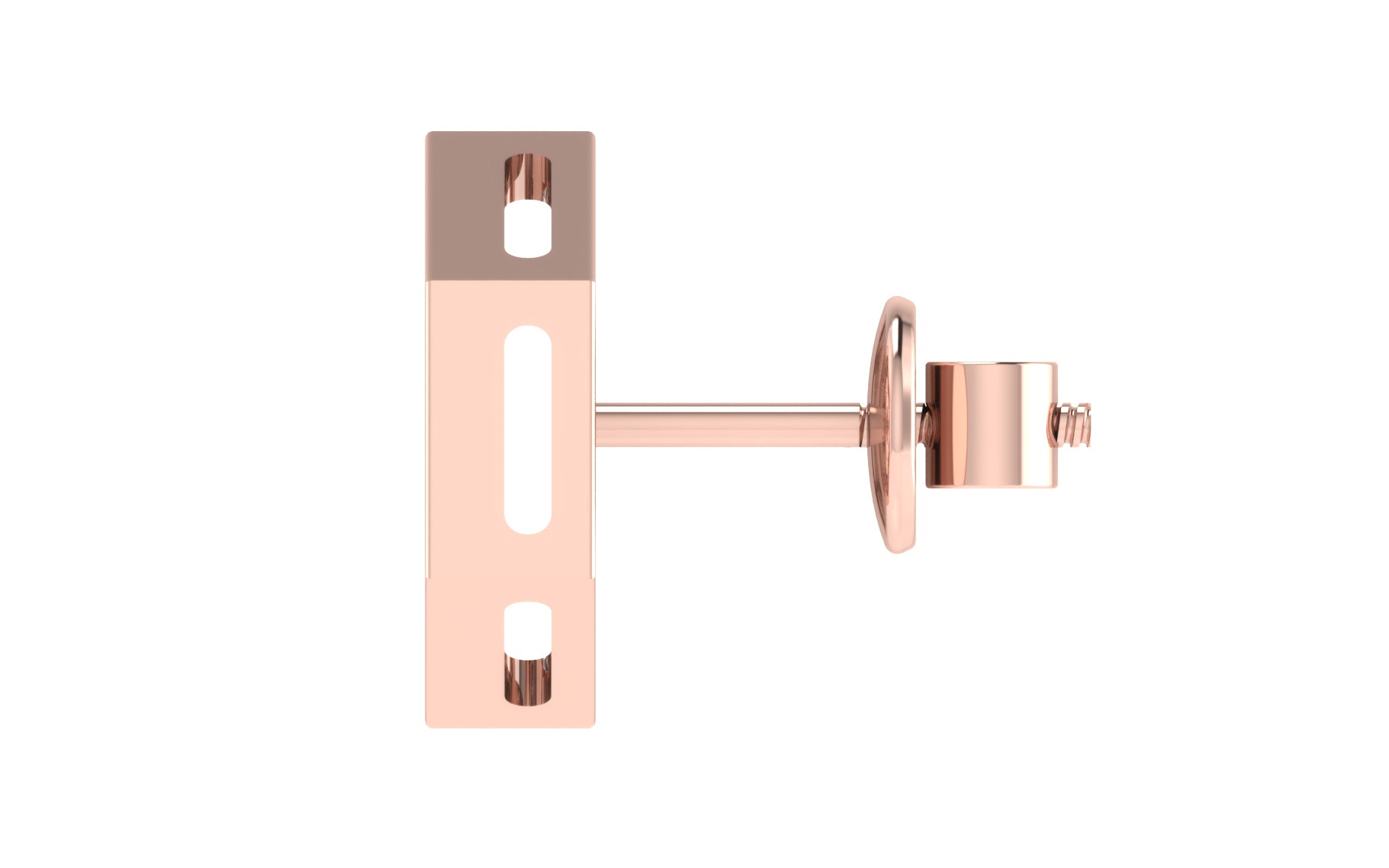 Nidal Jewels | Luxe Loft  Rose Gold Studs