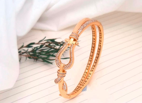 Nidal Jewels | Equestrian Inspired Rose Gold Bracelet