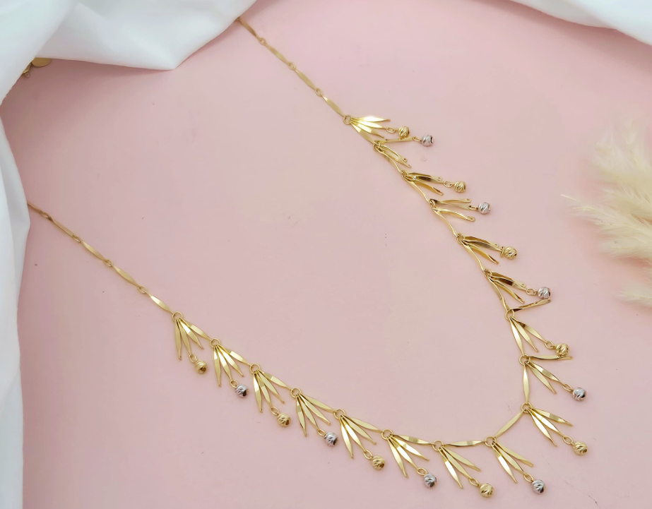 Nidal Jewels | Golden Fern Chain