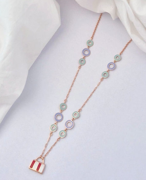 Nidal Jewels | Luxe Lock Rose Gold Chain