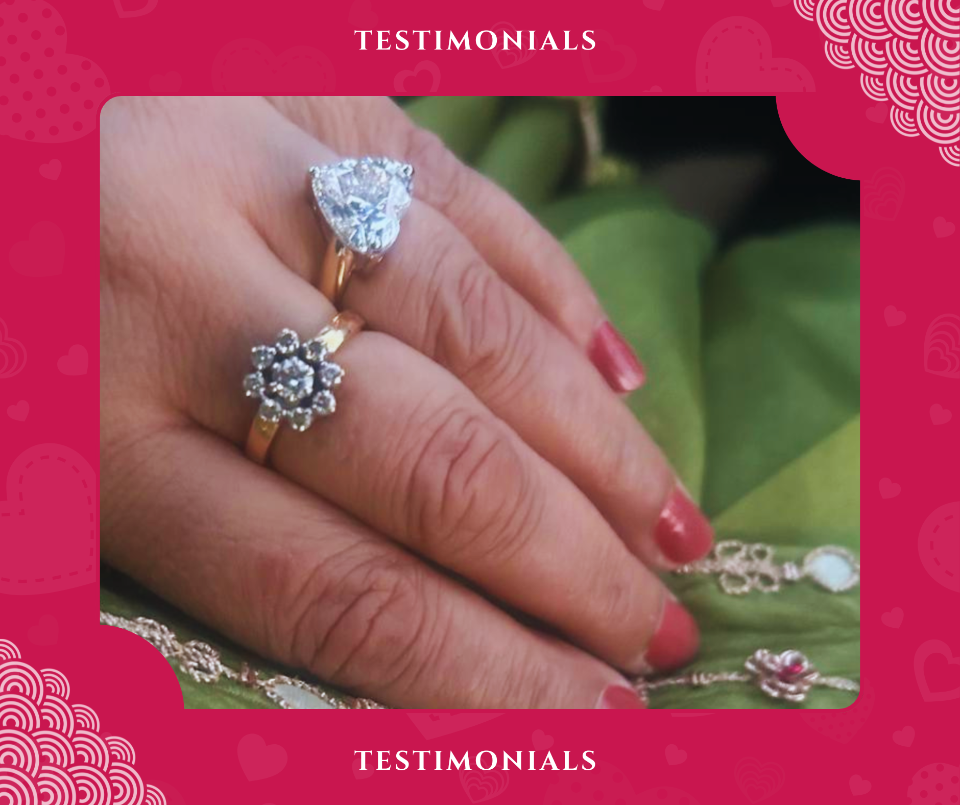 SUCH A BEAUTIFUL RING! THANK YOU NIDAL JEWELS FOR THIS LOVELY PIECE!