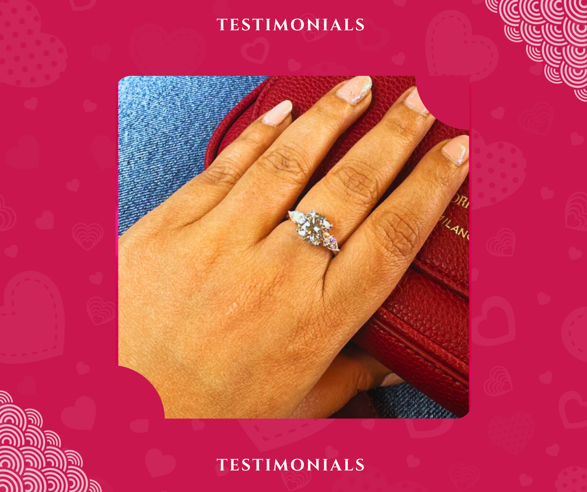 THIS RING SPARKLES WITH LOVE AND ELEGANCE.