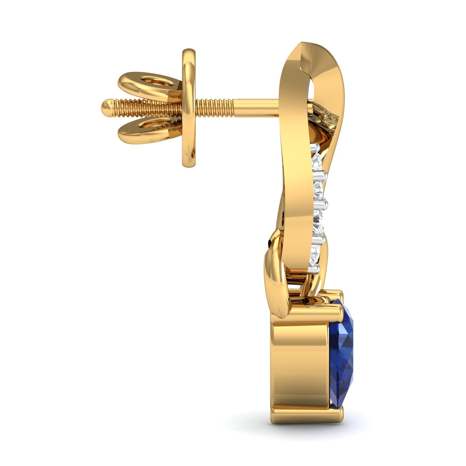 Nidal Jewels| Neptune’s Gem  Gold and Diamond Pendant - Nidal Jewels