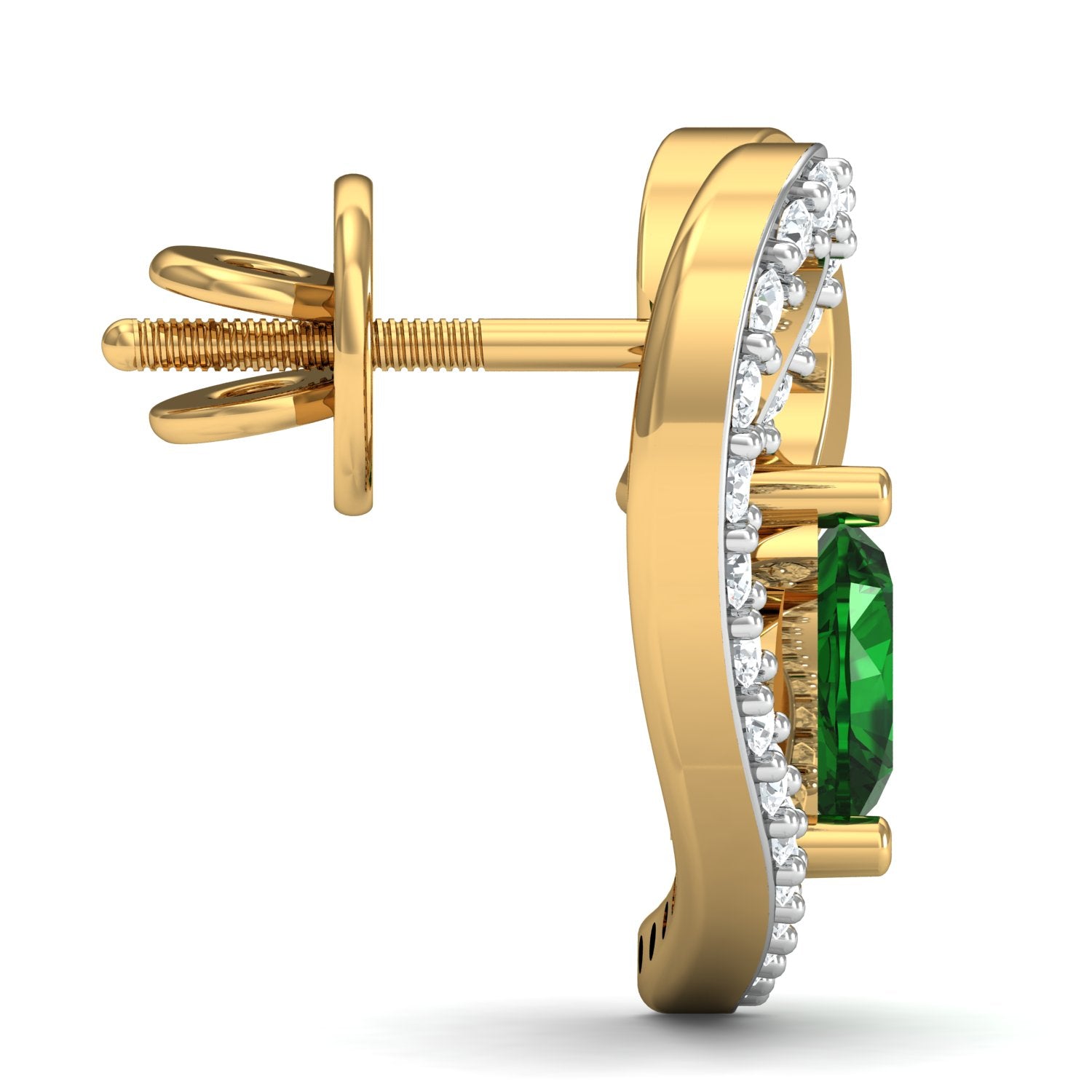 Nidal Jewels | Evergreen Heart  Gold and Diamond Pendant Set