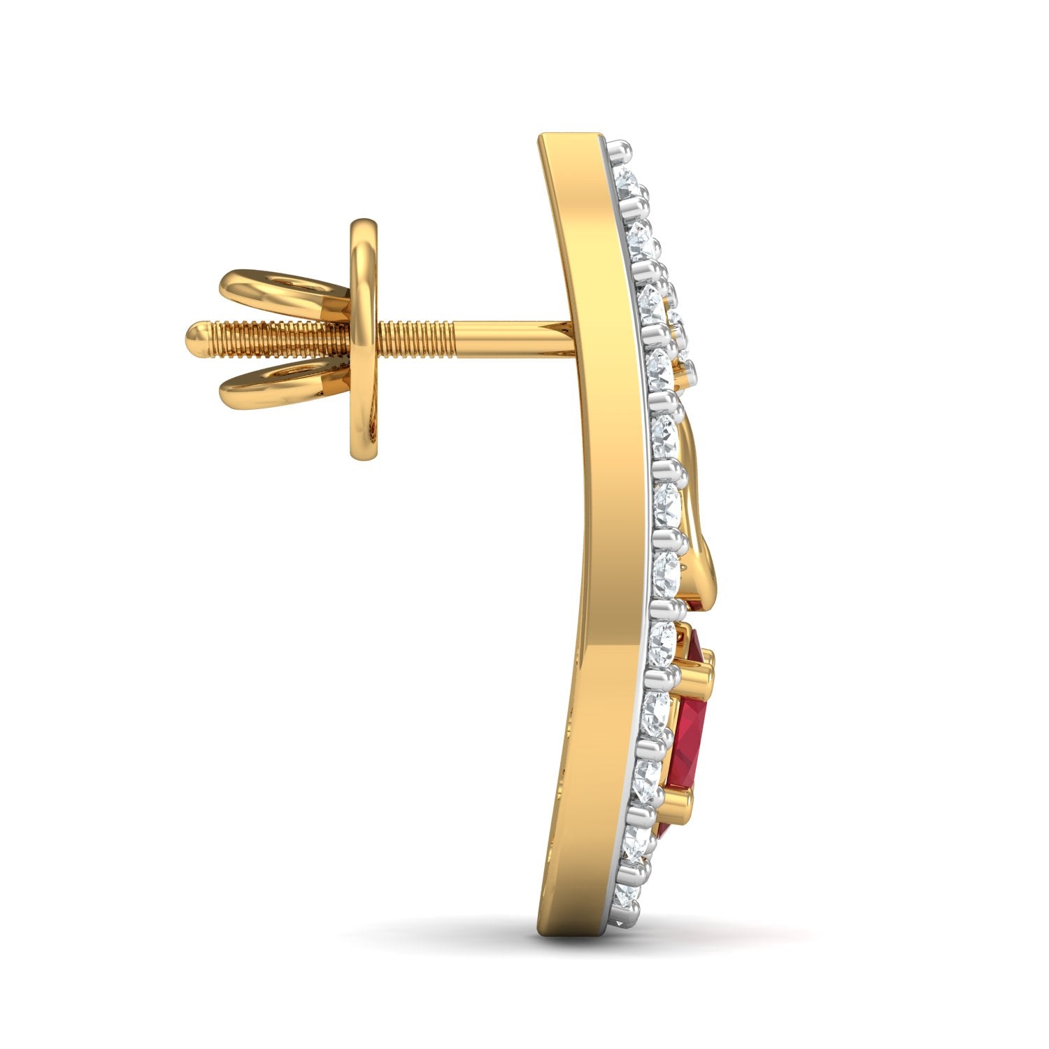 Nidal Jewels | Tear of Fire Gold and Diamond Pendant Set