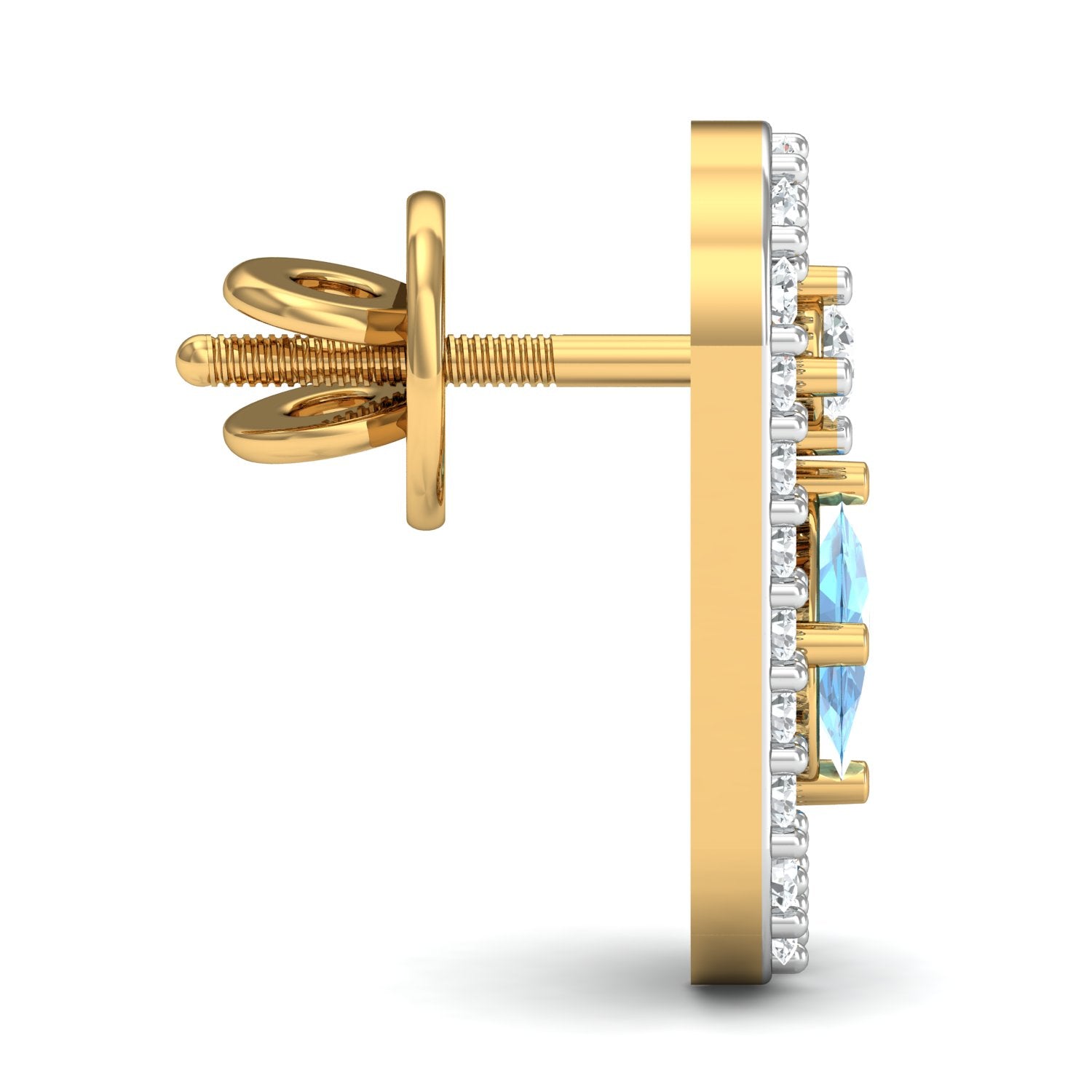 Nidal Jewels | Topaz Tableau Gold and Diamond Pendant Set