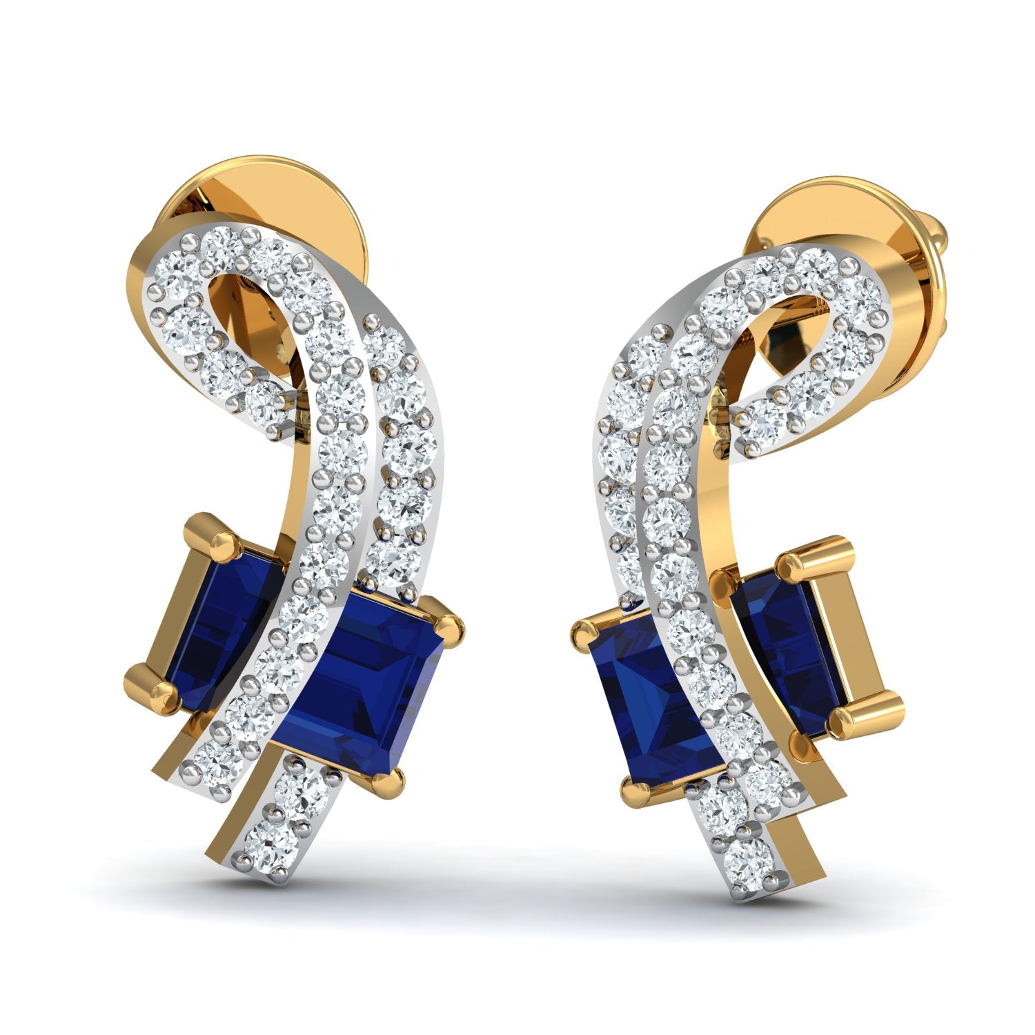 Nidal Jewels | Arctic Blue Gold and Diamond Pendant Set