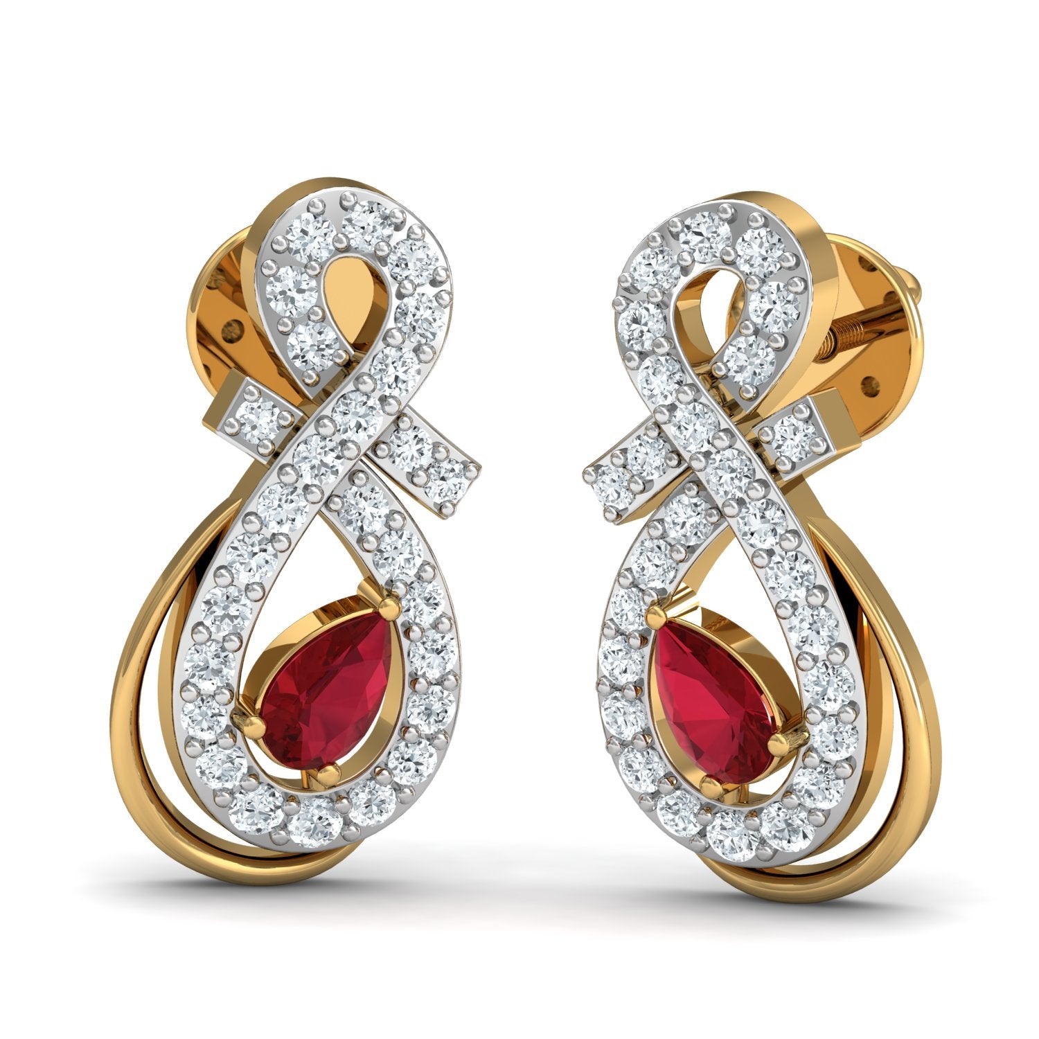 Nidal Jewels | Vermillion Promise Gold and Diamond Pendant Set