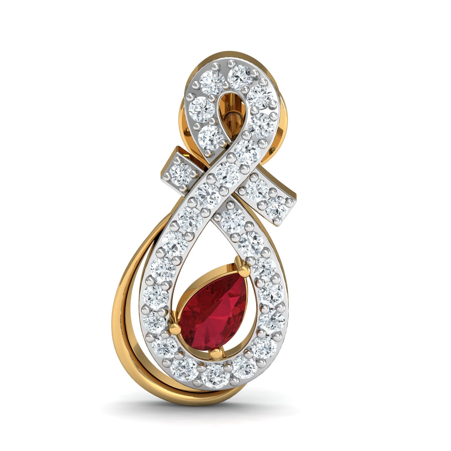 Nidal Jewels | Vermillion Promise Gold and Diamond Pendant Set