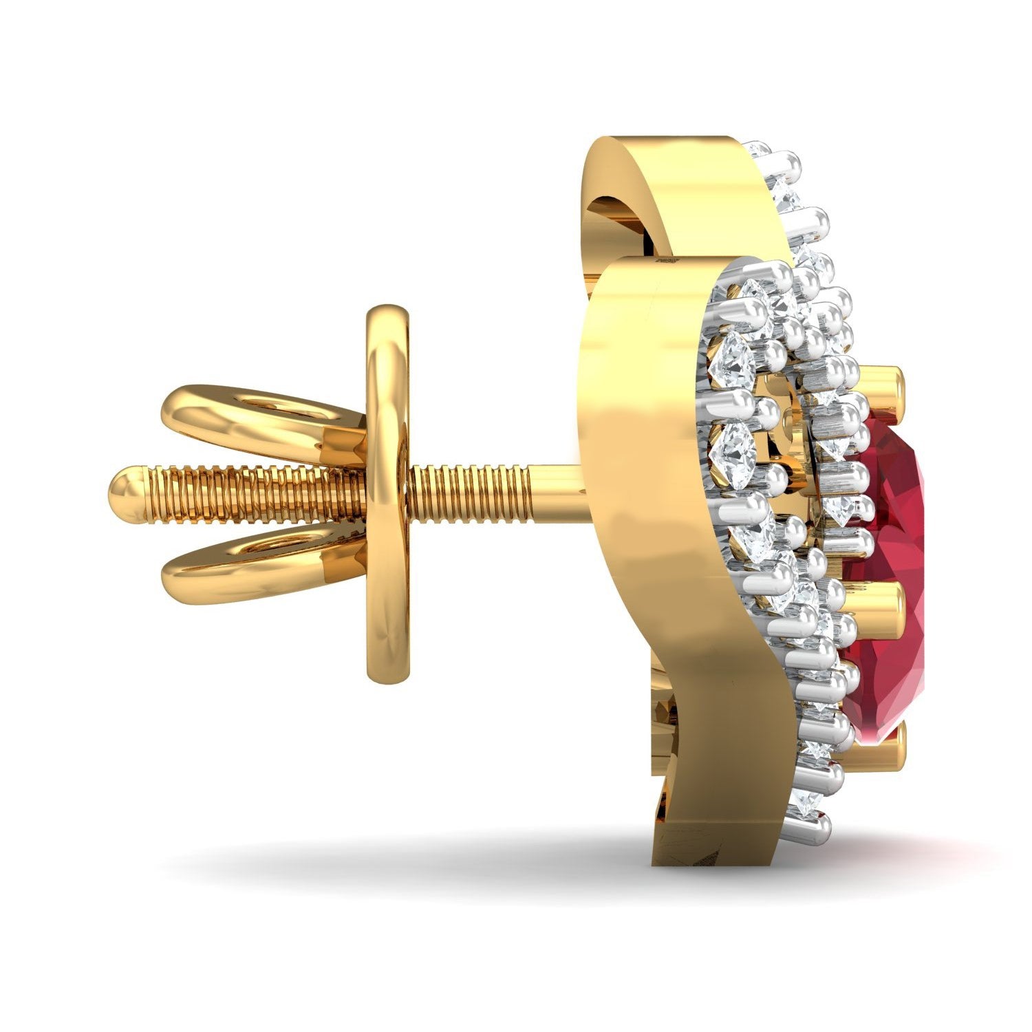 Nidal Jewels | Ruby's Love Gold and Diamond Pendant Set