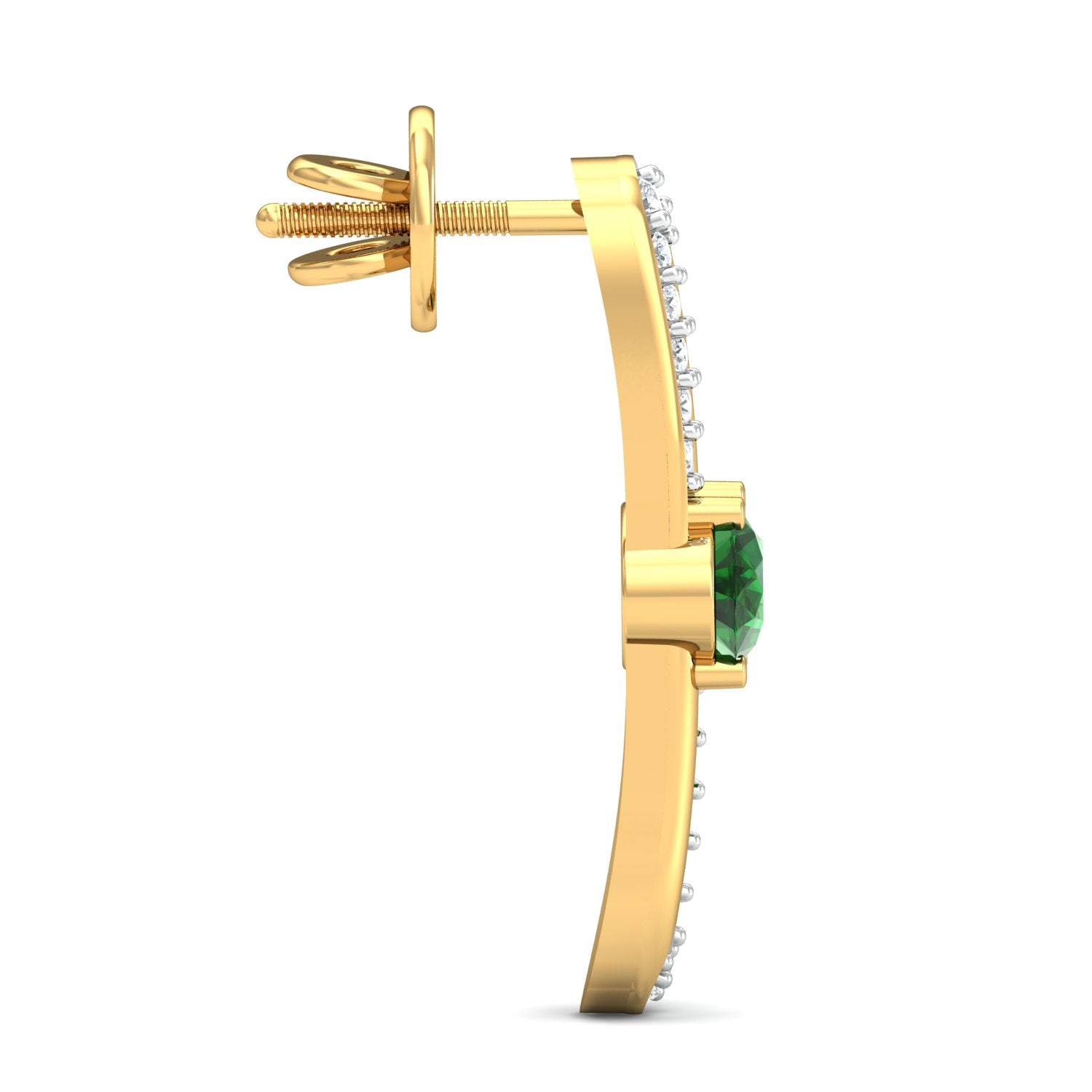 Nidal Jewels | Enchanted Emerald Gold and Diamond Pendant Set