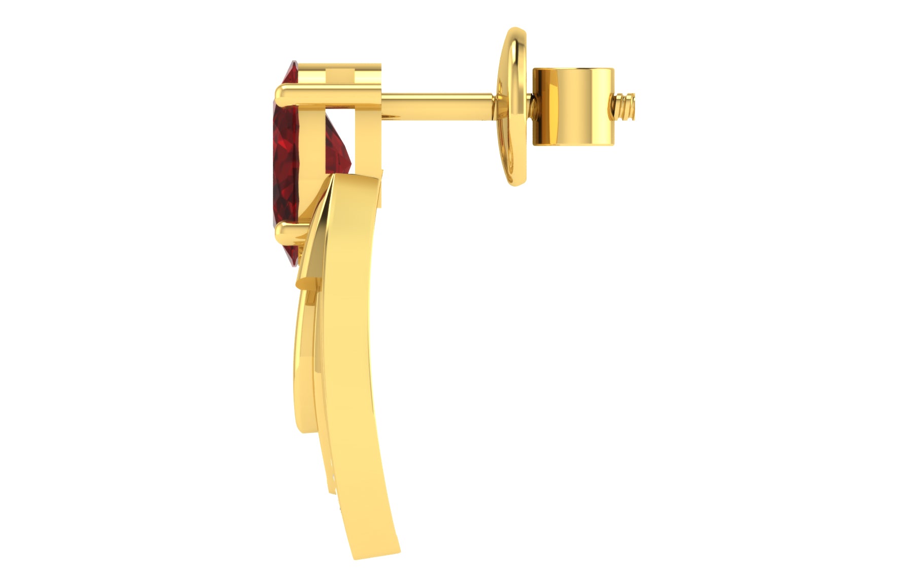 Nidal Jewels | Flame of Fire Ruby Gold and Diamond Pendant Set