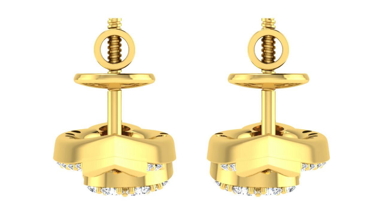 Nidal Jewels | Aurora Pink Drop Gold and Diamond Pendant Set