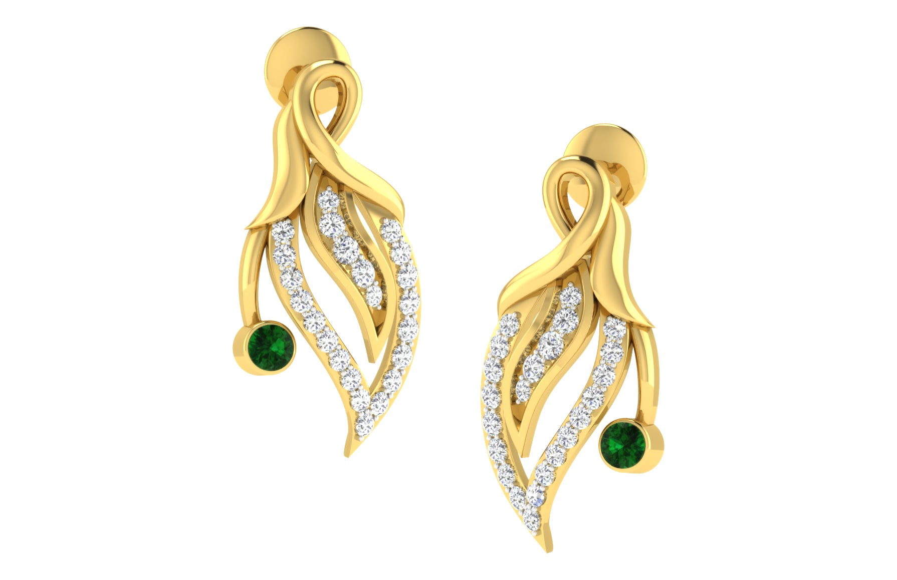 Nidal Jewels | Petal of Ocean Sapphire Gold and Diamond Pendant Set