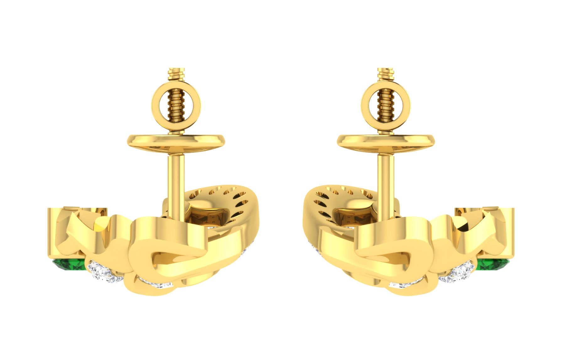 Nidal Jewels | Petal of Ocean Sapphire Gold and Diamond Pendant Set