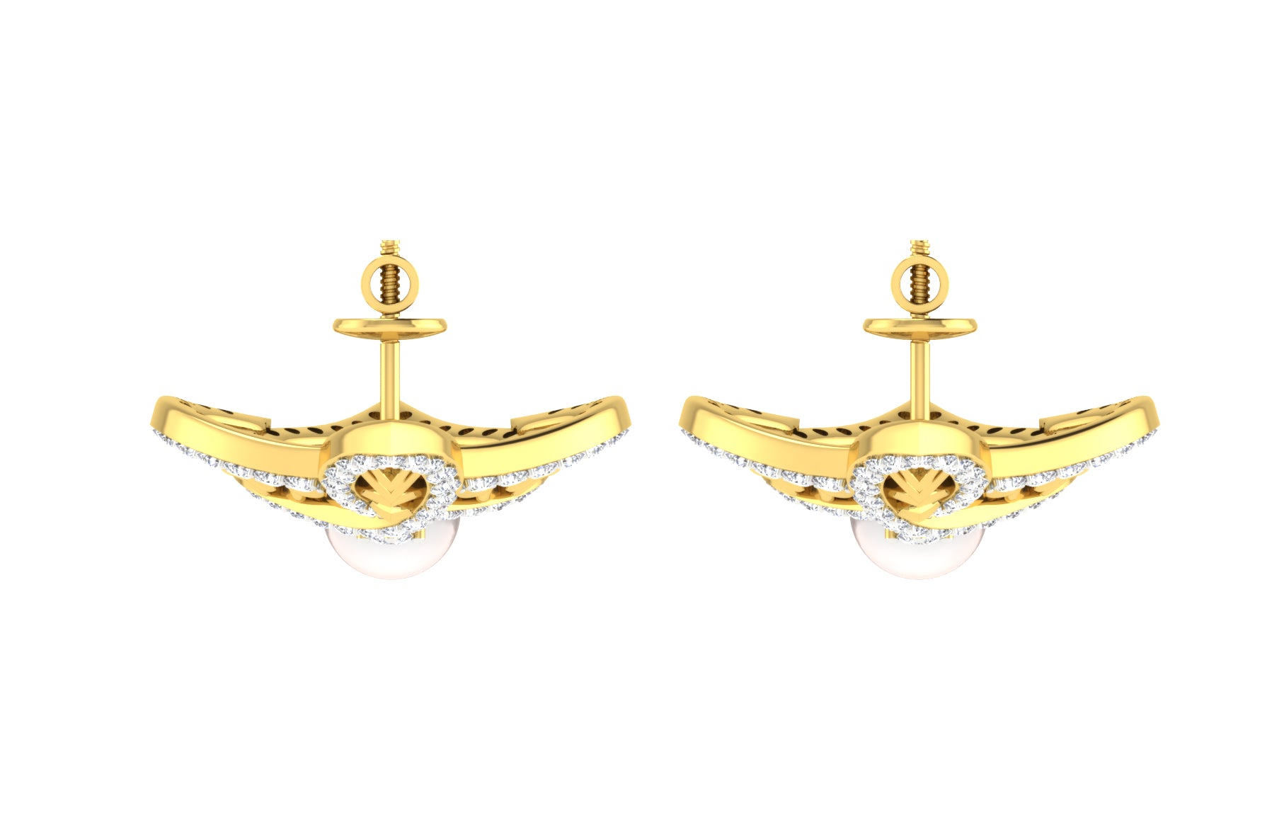 Nidal Jewels | Pearlescent Chandelier Pendant Set