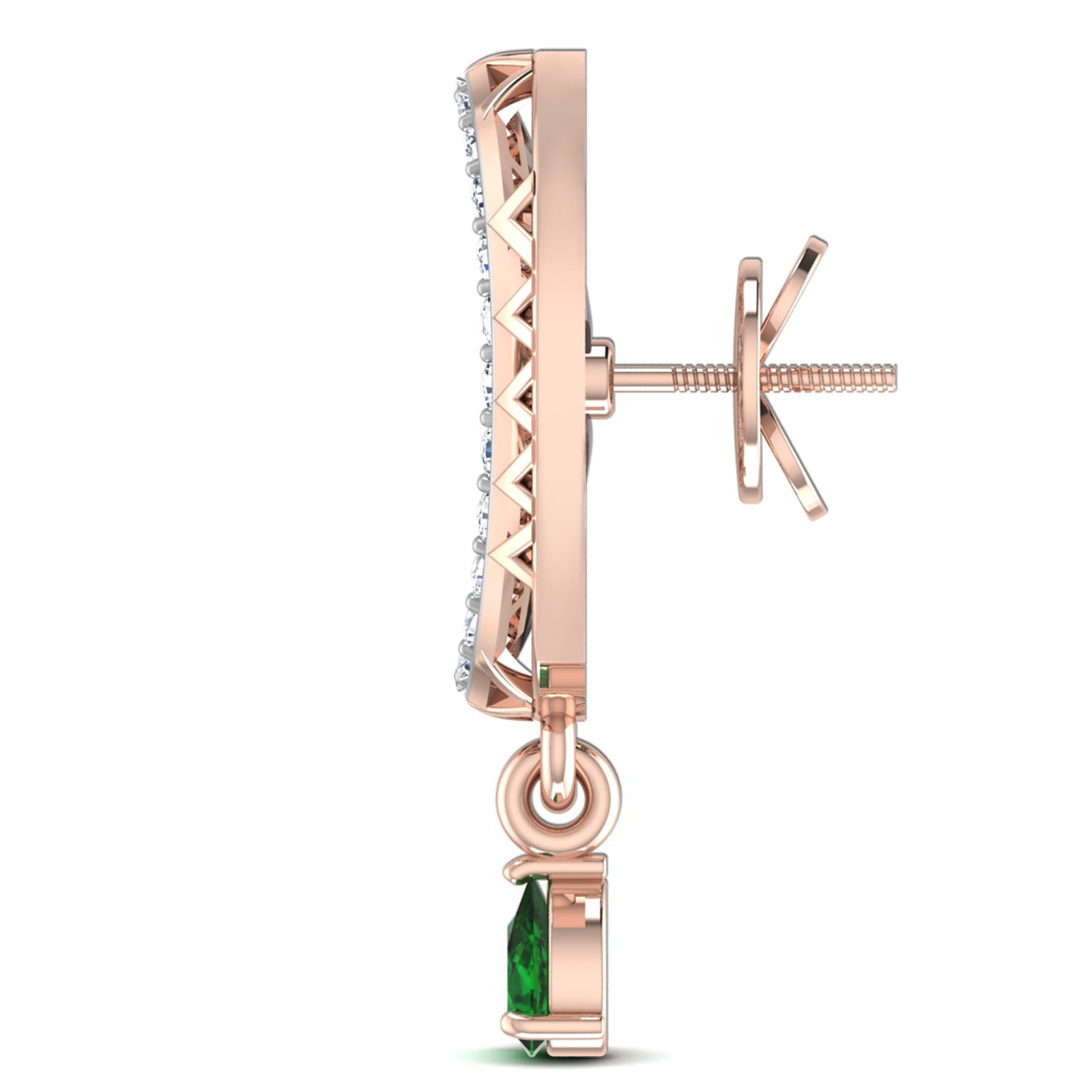 Nidal Jewels | Orb of Emerald Pendant Set