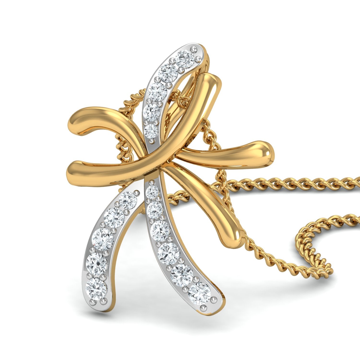 Nidal Jewels | Stellar Splendor Gold and Diamond Pendant Set - Nidal Jewels