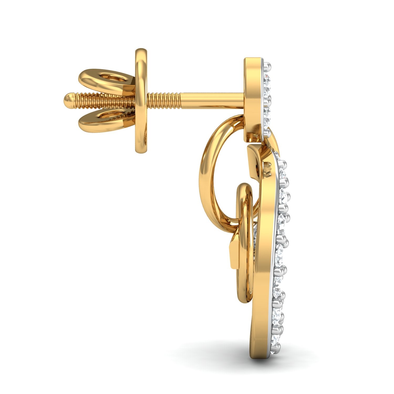 Nidal Jewels | Graceful Garland Gold and Diamond Pendant Set - Nidal Jewels