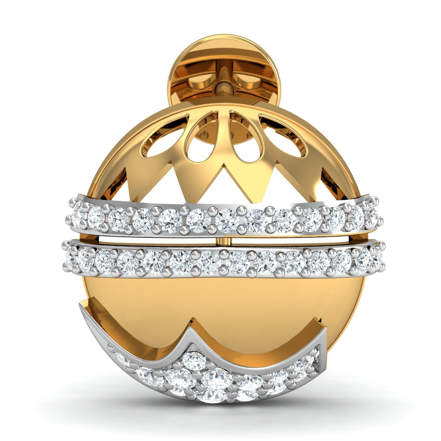 Nidal Jewels | Whirling Wonder Gold and Diamond Pendant Set - Nidal Jewels