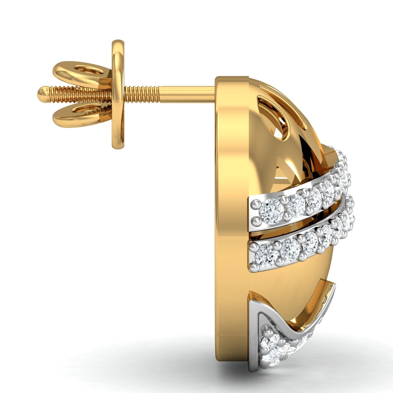 Nidal Jewels | Whirling Wonder Gold and Diamond Pendant Set - Nidal Jewels