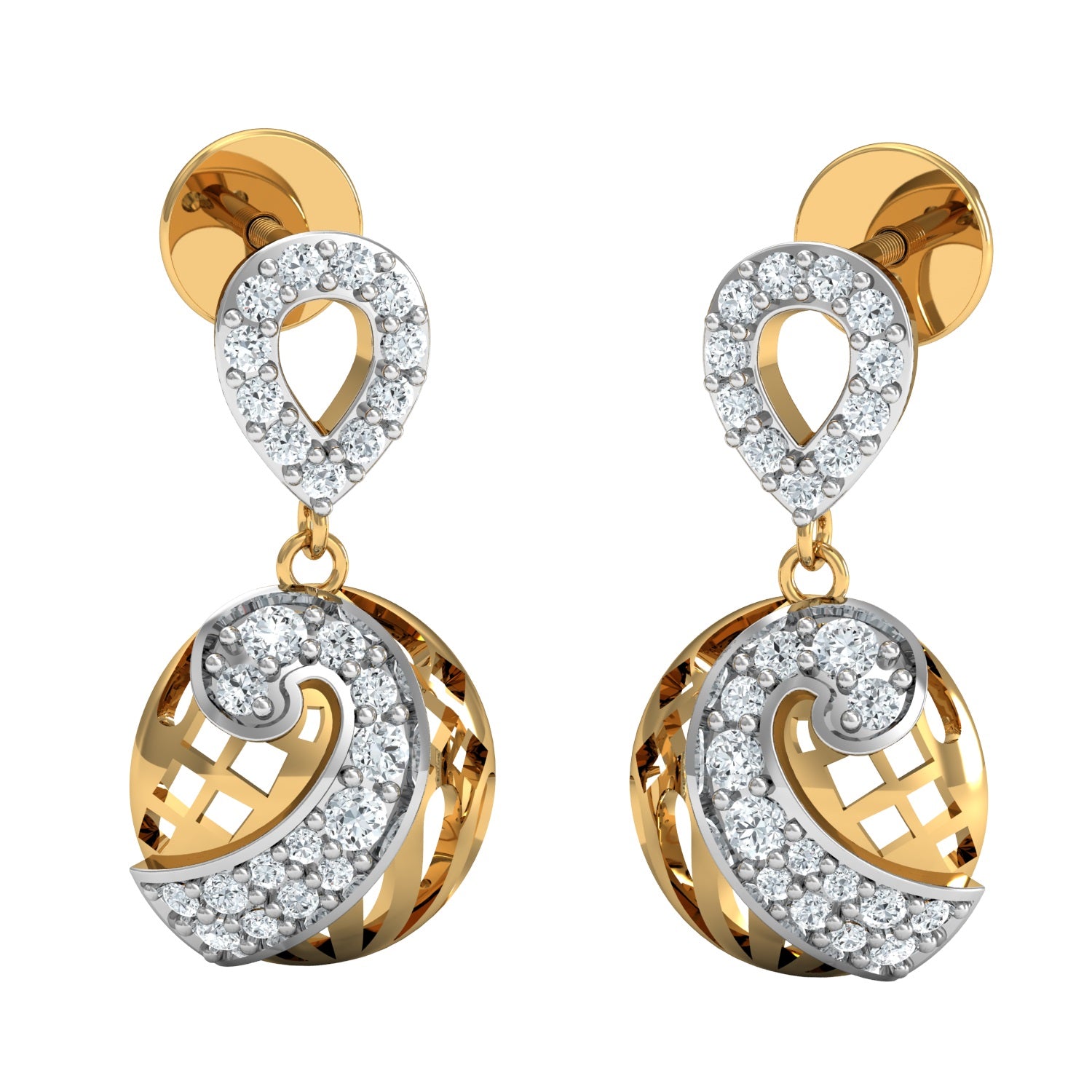 Nidal Jewels | Serenity Gold and Diamond Pendant Set - Nidal Jewels
