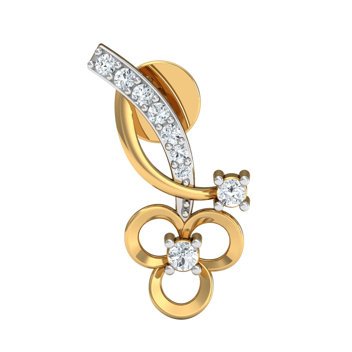 Nidal Jewels | Angelic Gold and Diamond Pendant Set - Nidal Jewels