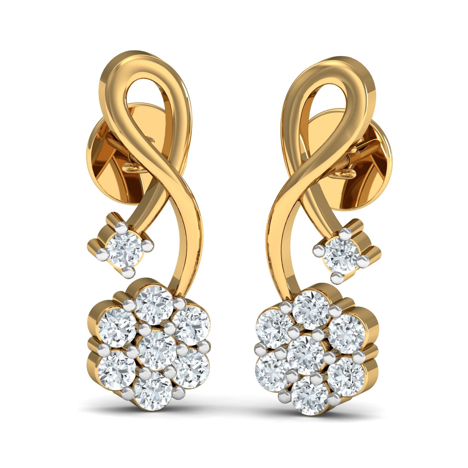 Nidal Jewels | Infinite Love Gold and Diamond Pendant Set - Nidal Jewels