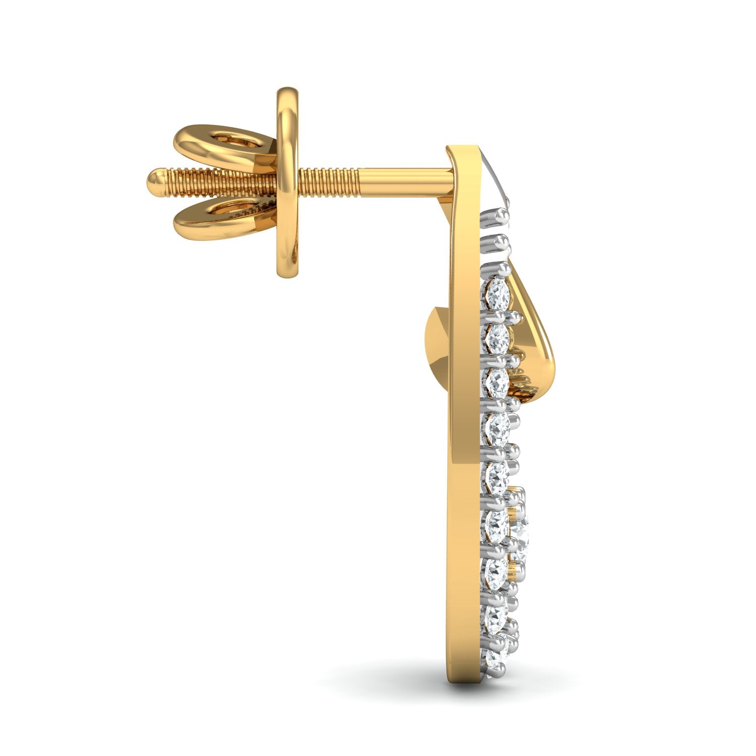 Nidal Jewels | Golden Drop Diamond Pendant Set - Nidal Jewels