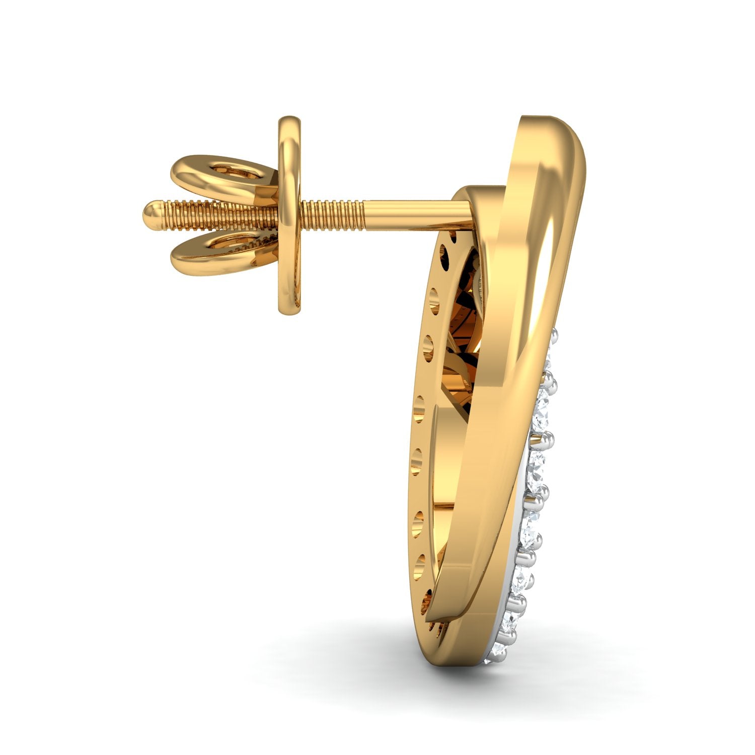 Nidal Jewels | Interlock Love Gold and Diamond Pendant Set - Nidal Jewels