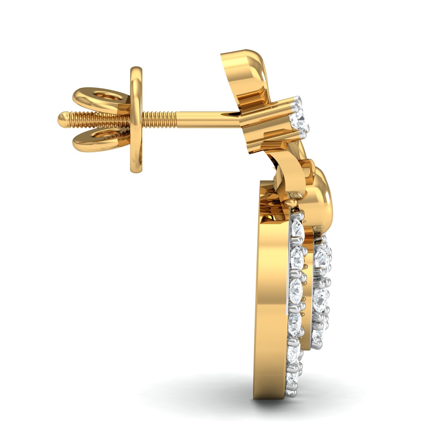 Nidal Jewels | Golden Heartscape Gold and Diamond Pendant Set - Nidal Jewels