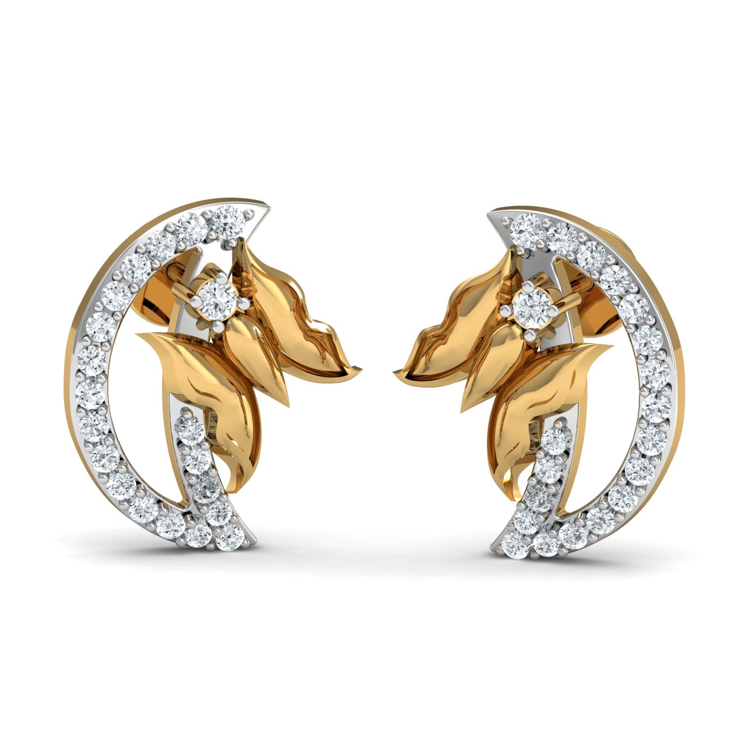 Nidal Jewels | Butterfly Halo Gold and Diamond Pendant Set - Nidal Jewels