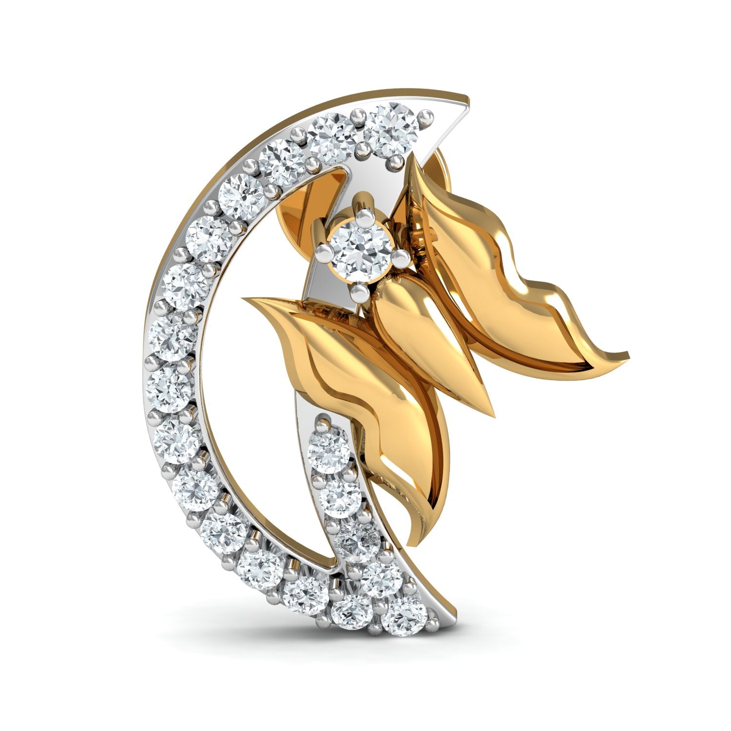 Nidal Jewels | Butterfly Halo Gold and Diamond Pendant Set - Nidal Jewels