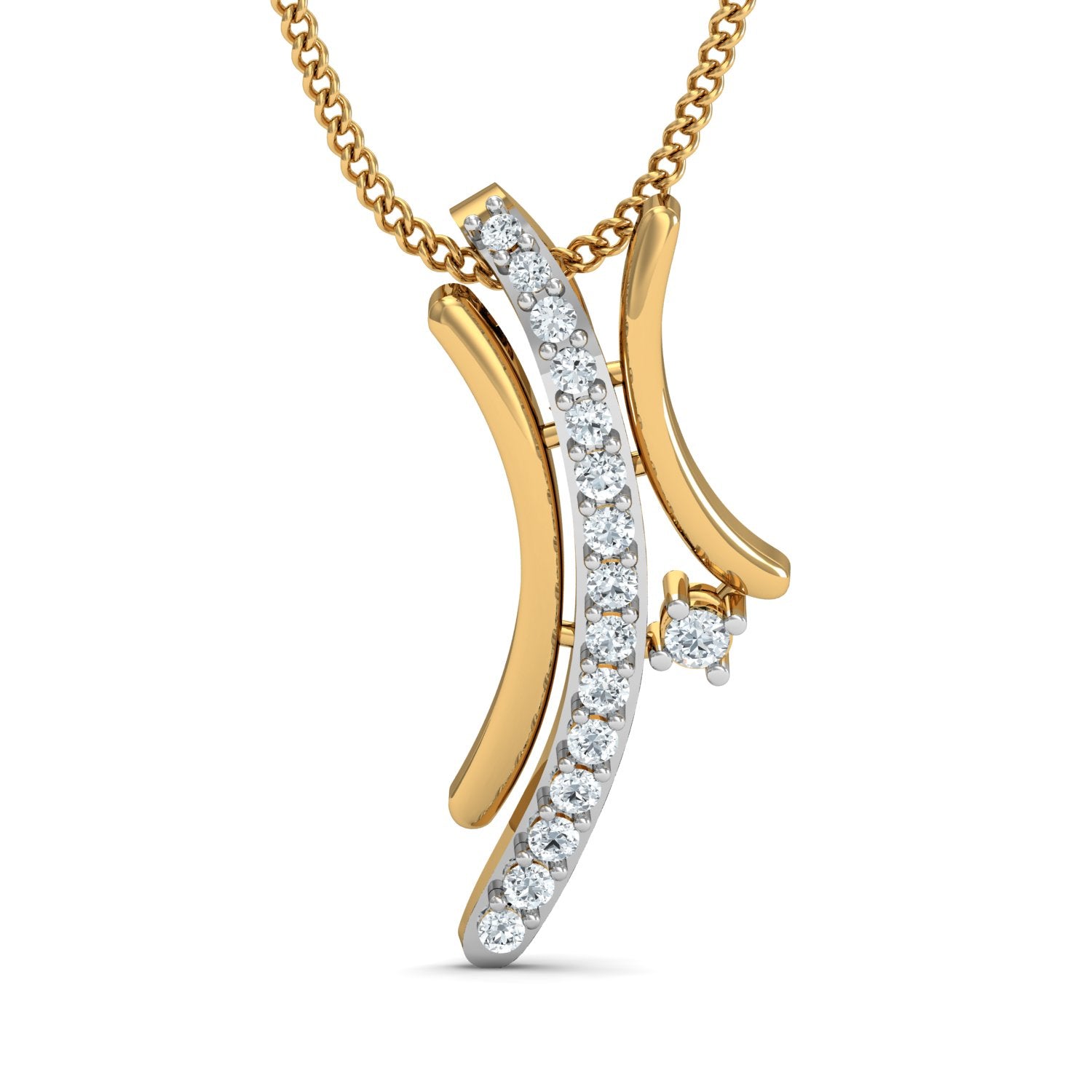 Nidal Jewels | Eternal Gold and Diamond Pendant Set