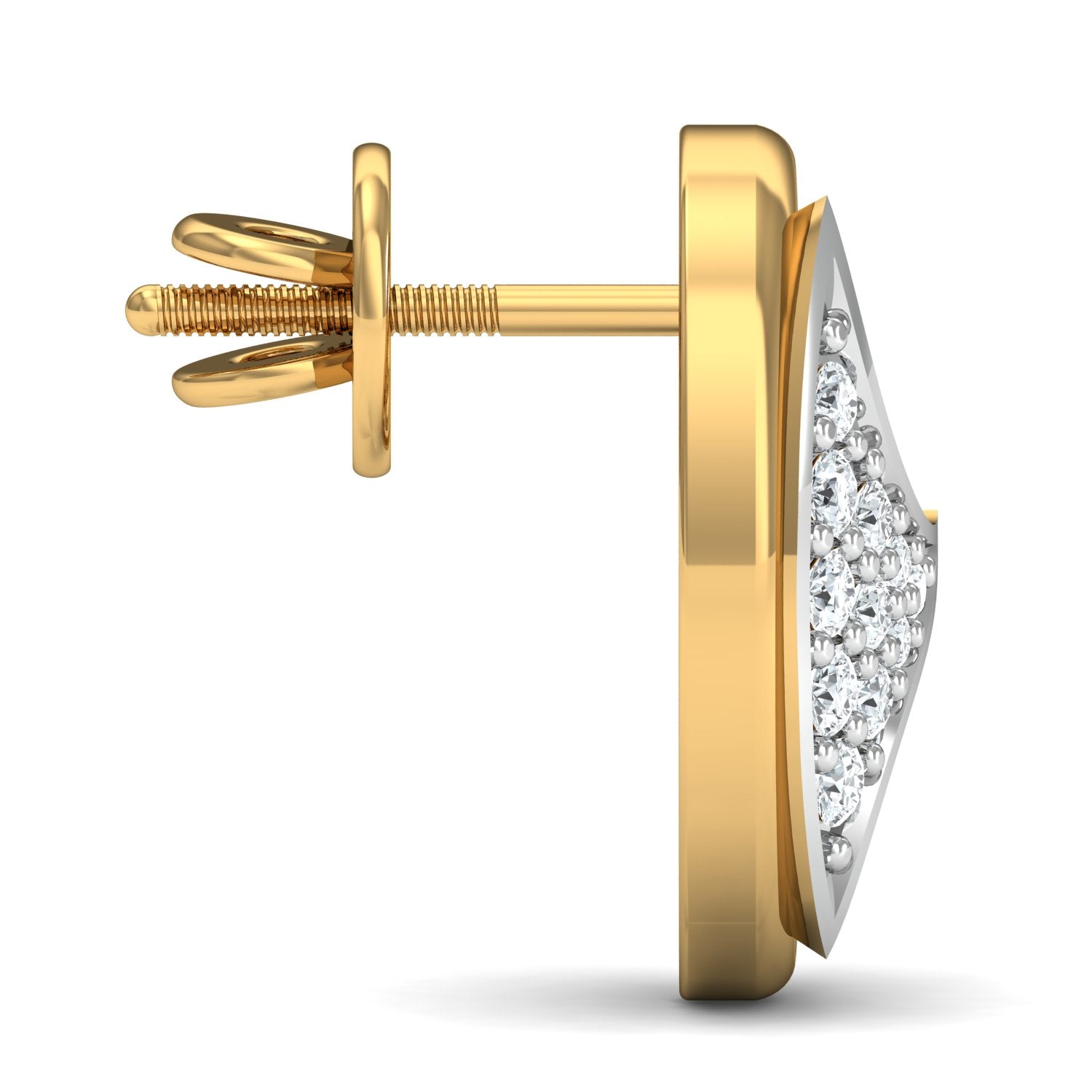 Nidal Jewels | Ellipse Gold and Diamond Pendant Set