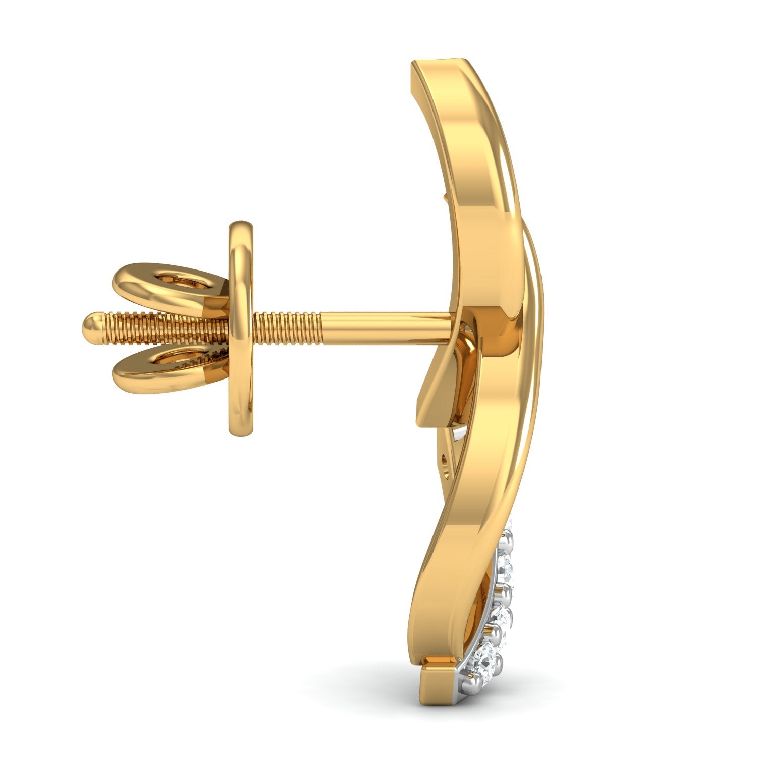 Nidal Jewels | Abstract Knot Gold and Diamond Pendant Set