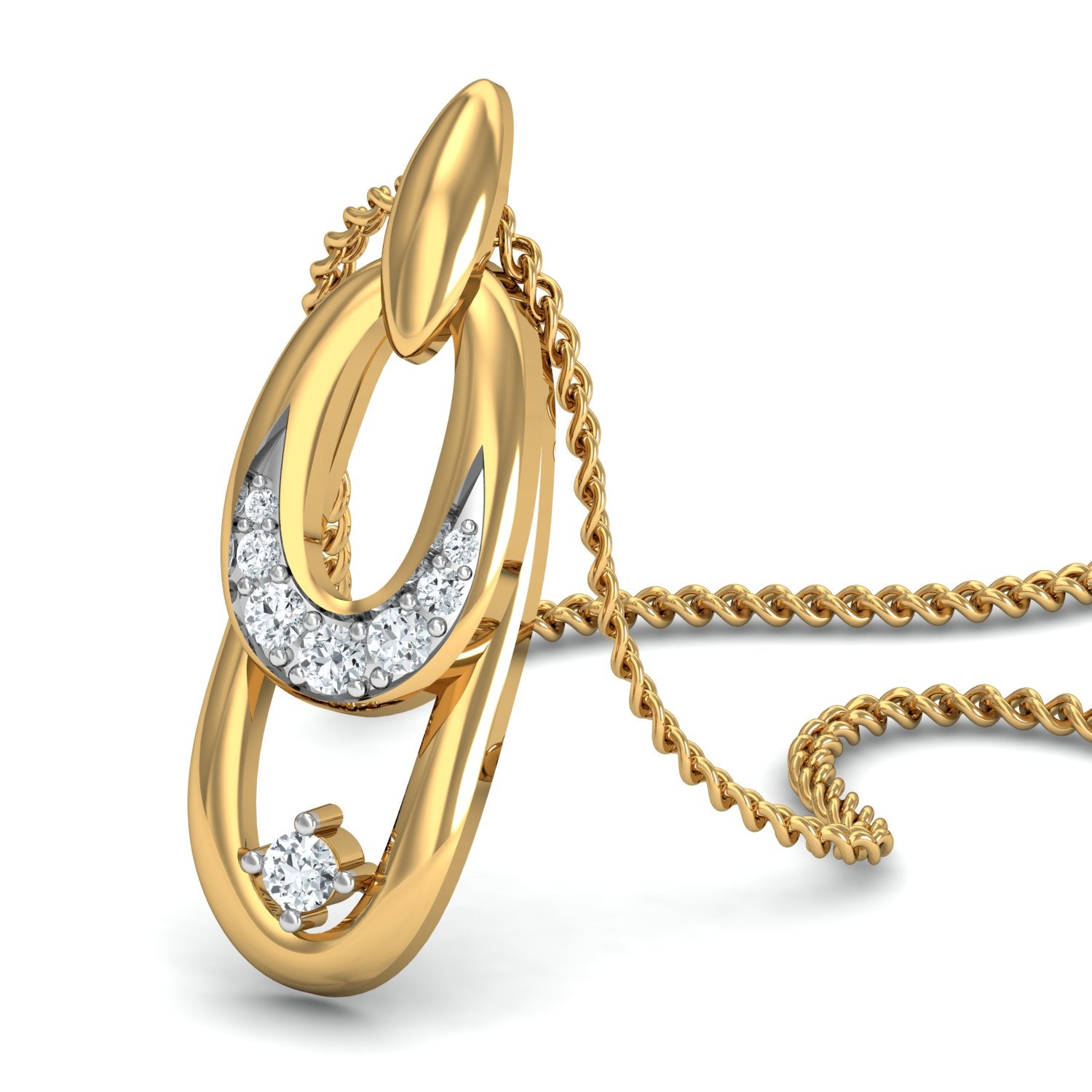 Nidal Jewels | Eclipse Harmony Solitaire Pendant Set