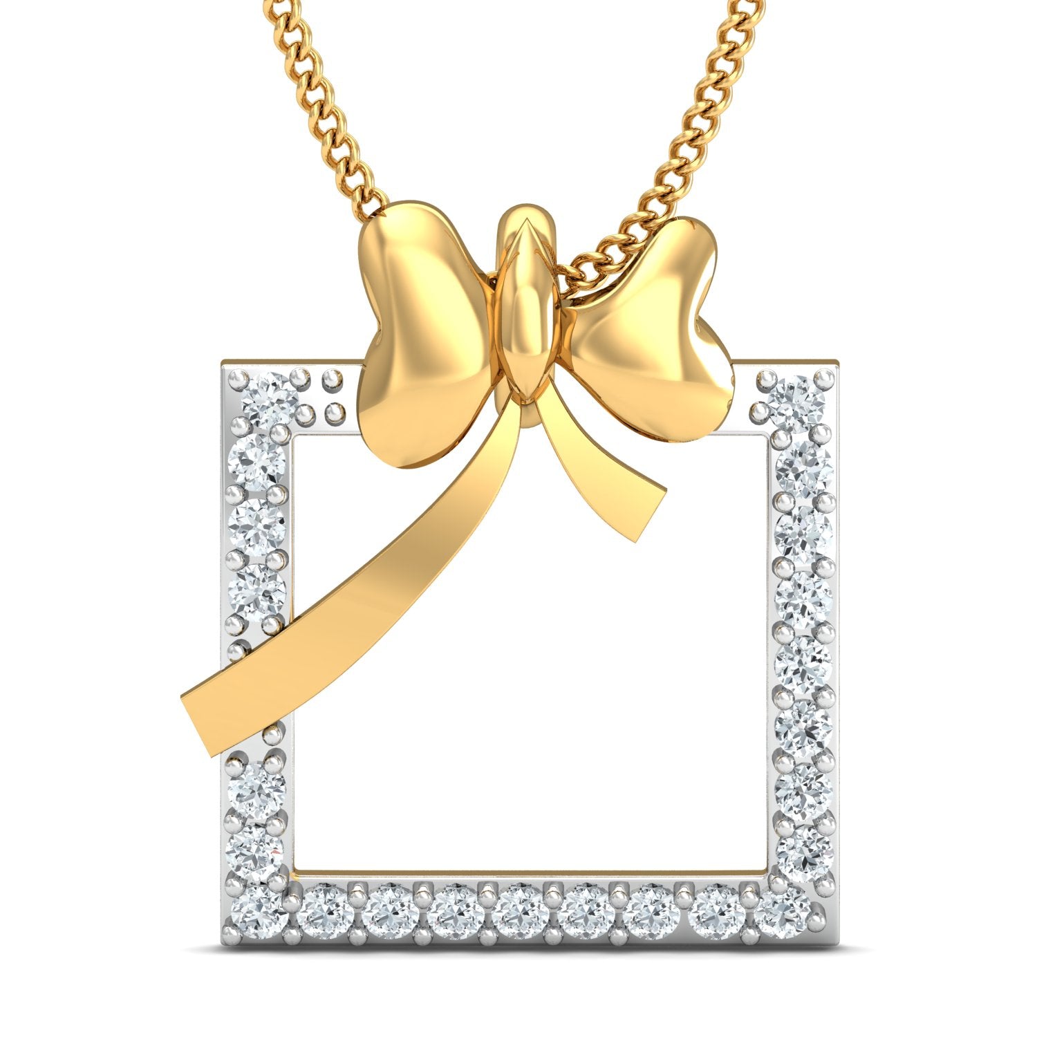 Nidal Jewels | Boxed Beauty Gold and Diamond Pendant Set - Nidal Jewels