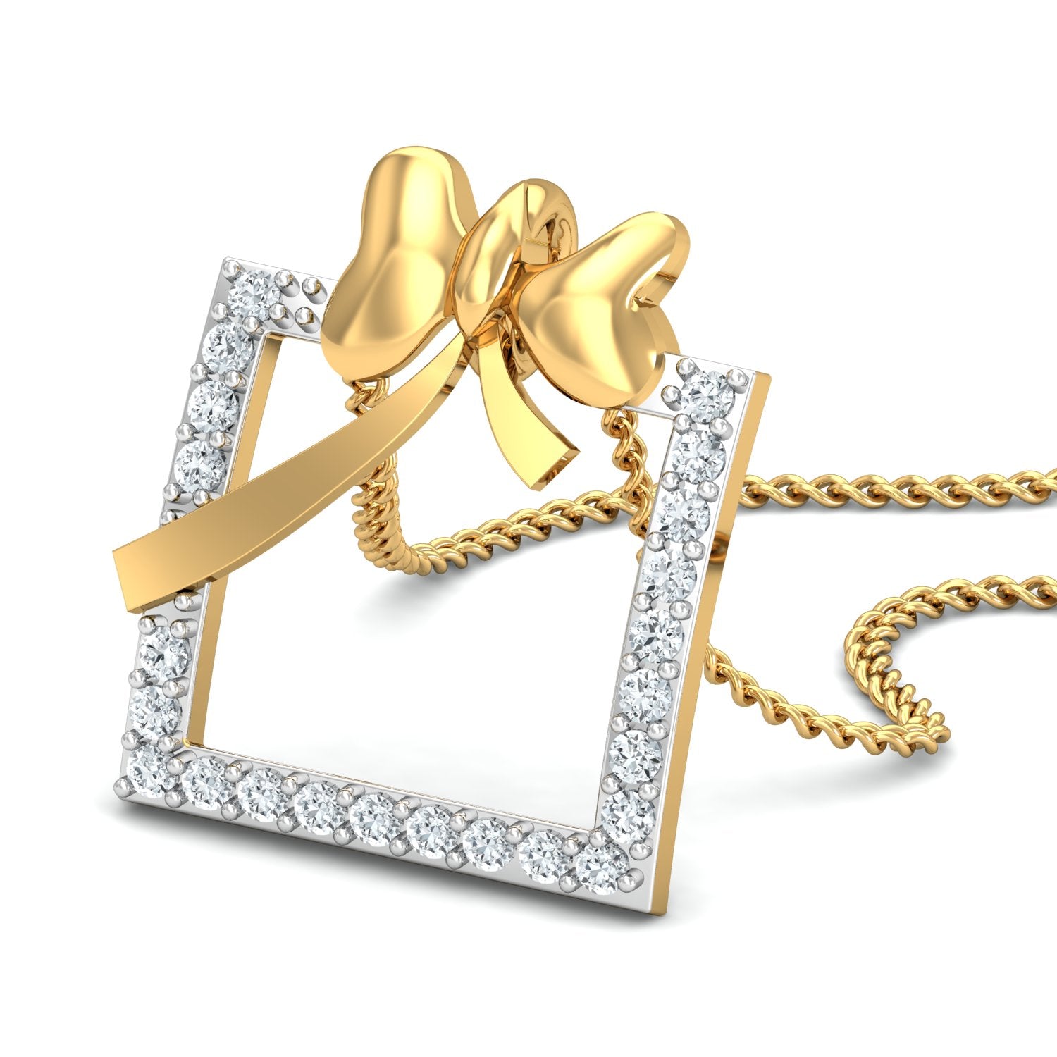 Nidal Jewels | Boxed Beauty Gold and Diamond Pendant Set - Nidal Jewels